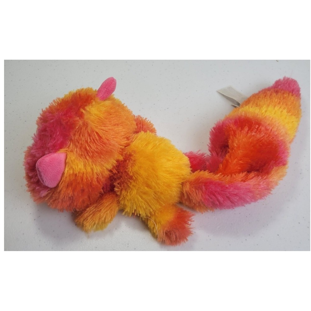 Fiesta Fursians Plush Cat Bean Bag Long Tail Toy Pink Orange Yellow 16" stuffed - Picture 4 of 12
